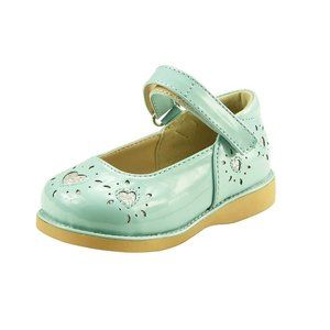 The Doll Maker Girls Cute Mary Jane Flats-School Dress Shoes - Blue - Size 10